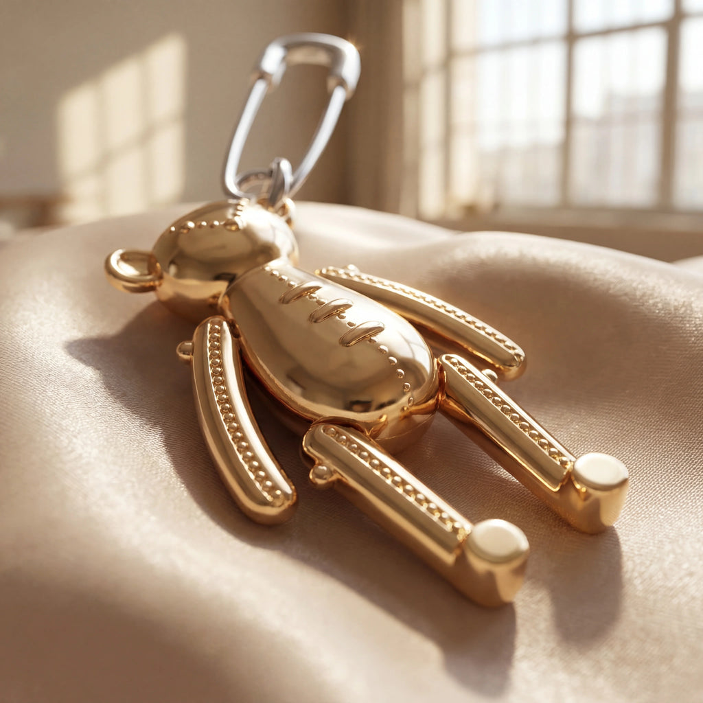 F.I.N.S 1PC CHIC 925 Sterling Silver Earring Only One Piece Single Bear Pin Drop Earrings Female Fine Jewelry Prevent Allergy